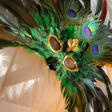 Peacock Masquerade Mask
