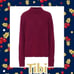 Tibi Darkcurrant Cozette Alpaca Wool Blend Ruby Red Sweater READ Women’s Large