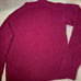 Tibi Darkcurrant Cozette Alpaca Wool Blend Ruby Red Sweater READ Women’s Large