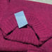 Tibi Darkcurrant Cozette Alpaca Wool Blend Ruby Red Sweater READ Women’s Large