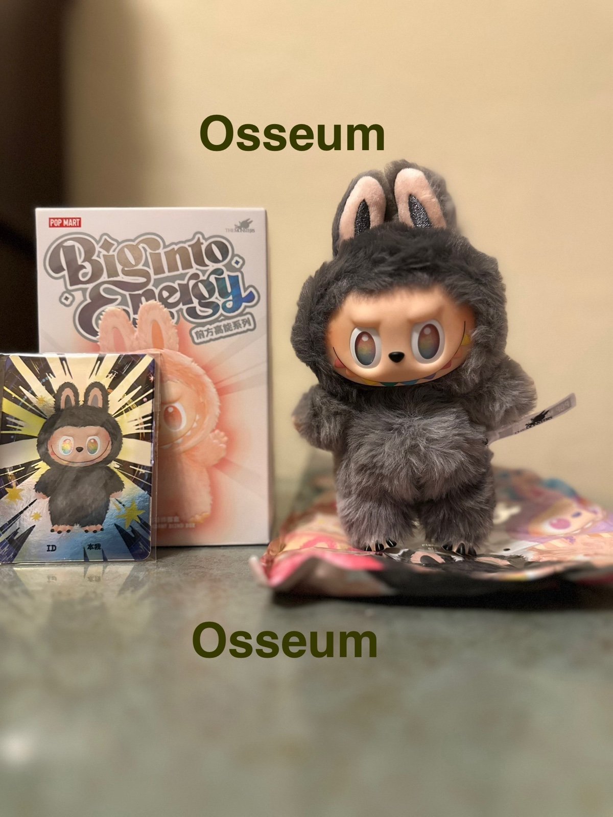 THE MONSTERS Big into Energy Labubu Vinyl Plush Pendant Blind Box Secret ID