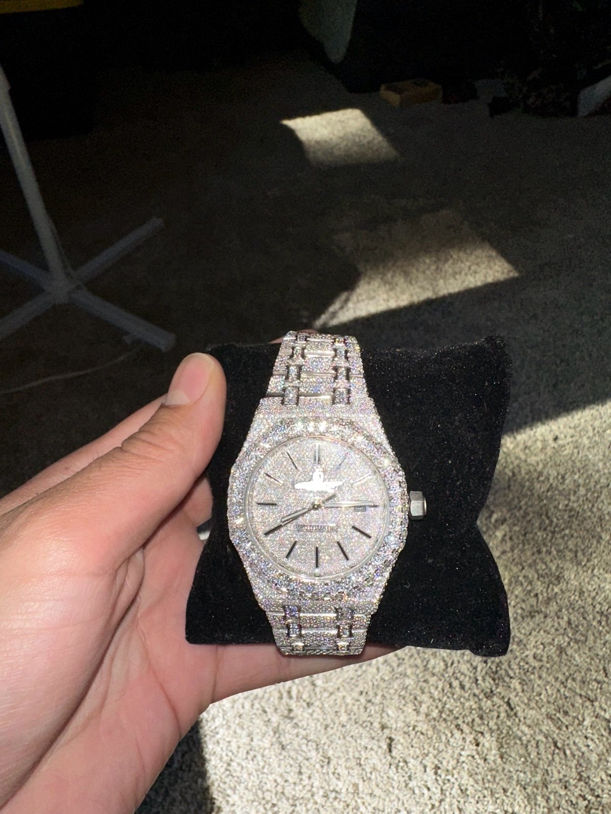 Fully iced out watch men’s