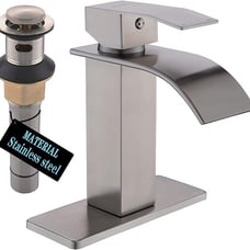 NEW Waterfall Bathroom Faucet Single Handle