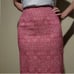 NWT J.Crew Wool Tweed Pink White A-Line Pencil Skirt Office Business Size 6