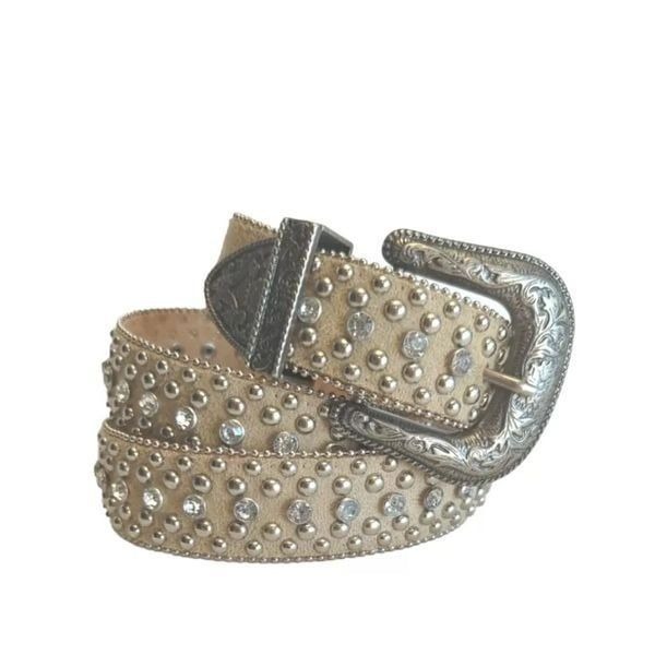 Rhinestone Studded Vintage Cowboy Belt