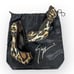Giuseppe Zanotti Leopard Print Canvas Peep Toe Pumps 37.5 w/ dustbag