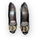 Giuseppe Zanotti Leopard Print Canvas Peep Toe Pumps 37.5 w/ dustbag
