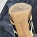 Giuseppe Zanotti Leopard Print Canvas Peep Toe Pumps 37.5 w/ dustbag