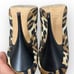 Giuseppe Zanotti Leopard Print Canvas Peep Toe Pumps 37.5 w/ dustbag