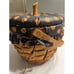 Longaberger Pumpkin Fall Stem Lid Basket Jack O' Lantern Liner Protector Combo