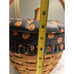 Longaberger Pumpkin Fall Stem Lid Basket Jack O' Lantern Liner Protector Combo