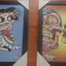 Set of 2 James Danger Harvey Framed Artwork Painting.