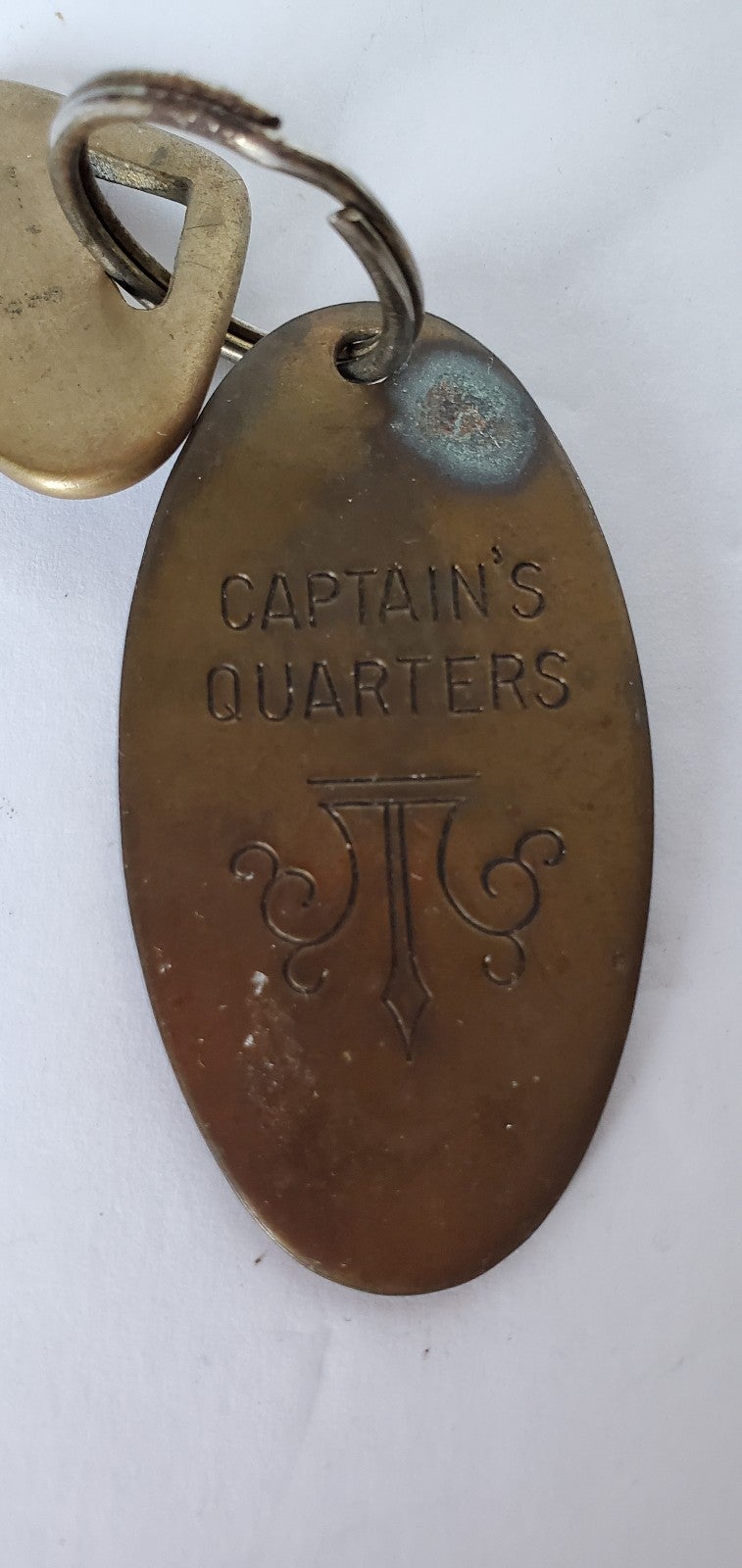 The Ritz outlets Captains Quarters Brass Skeleton Key and Key Chain