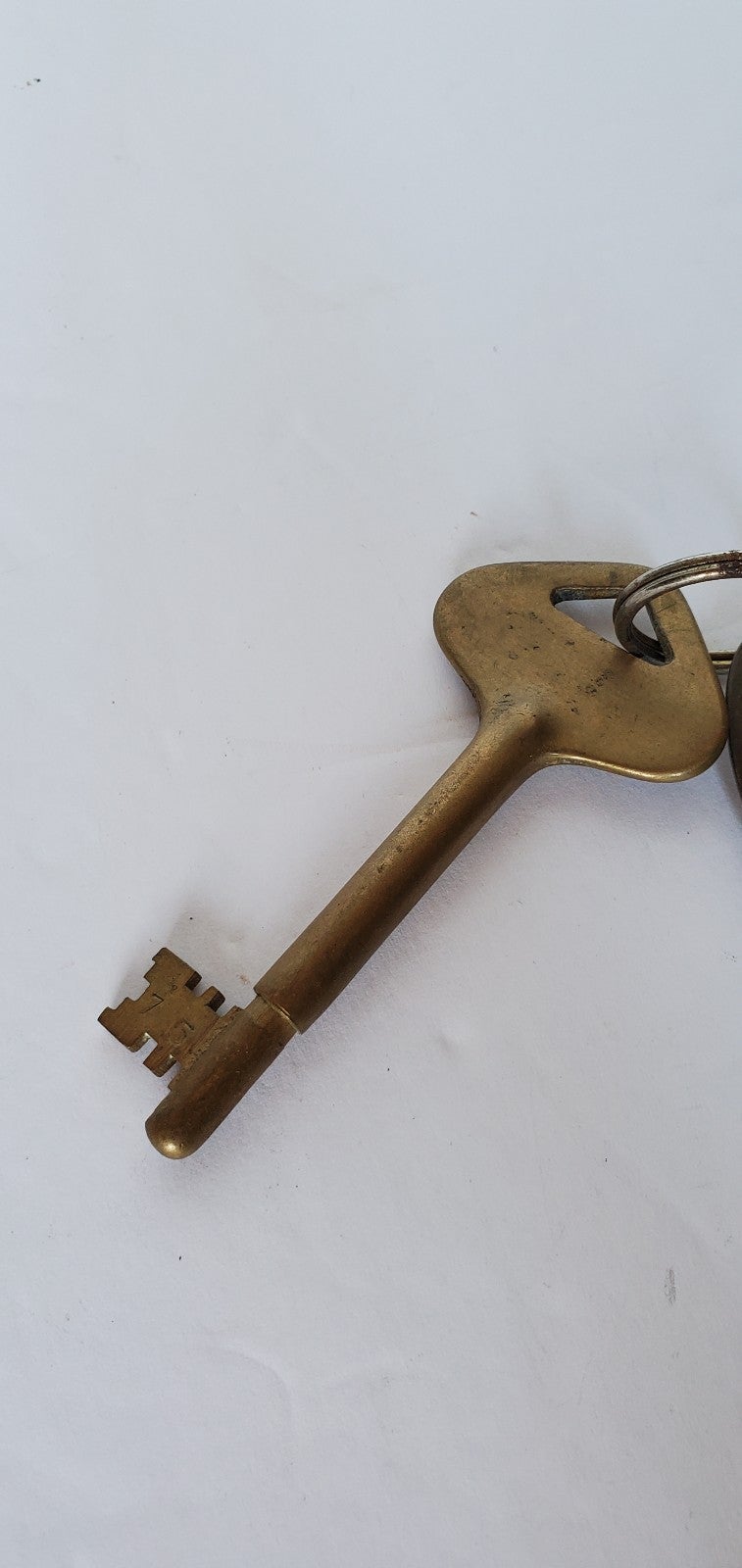 The Ritz outlets Captains Quarters Brass Skeleton Key and Key Chain