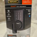 Defiant Square Matte Black Smart Wi-Fi Deadbolt Powered By Hubspace