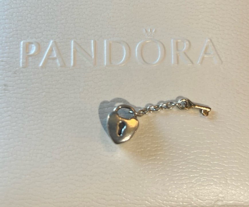 Authentic Pandora Key to My Heart charm