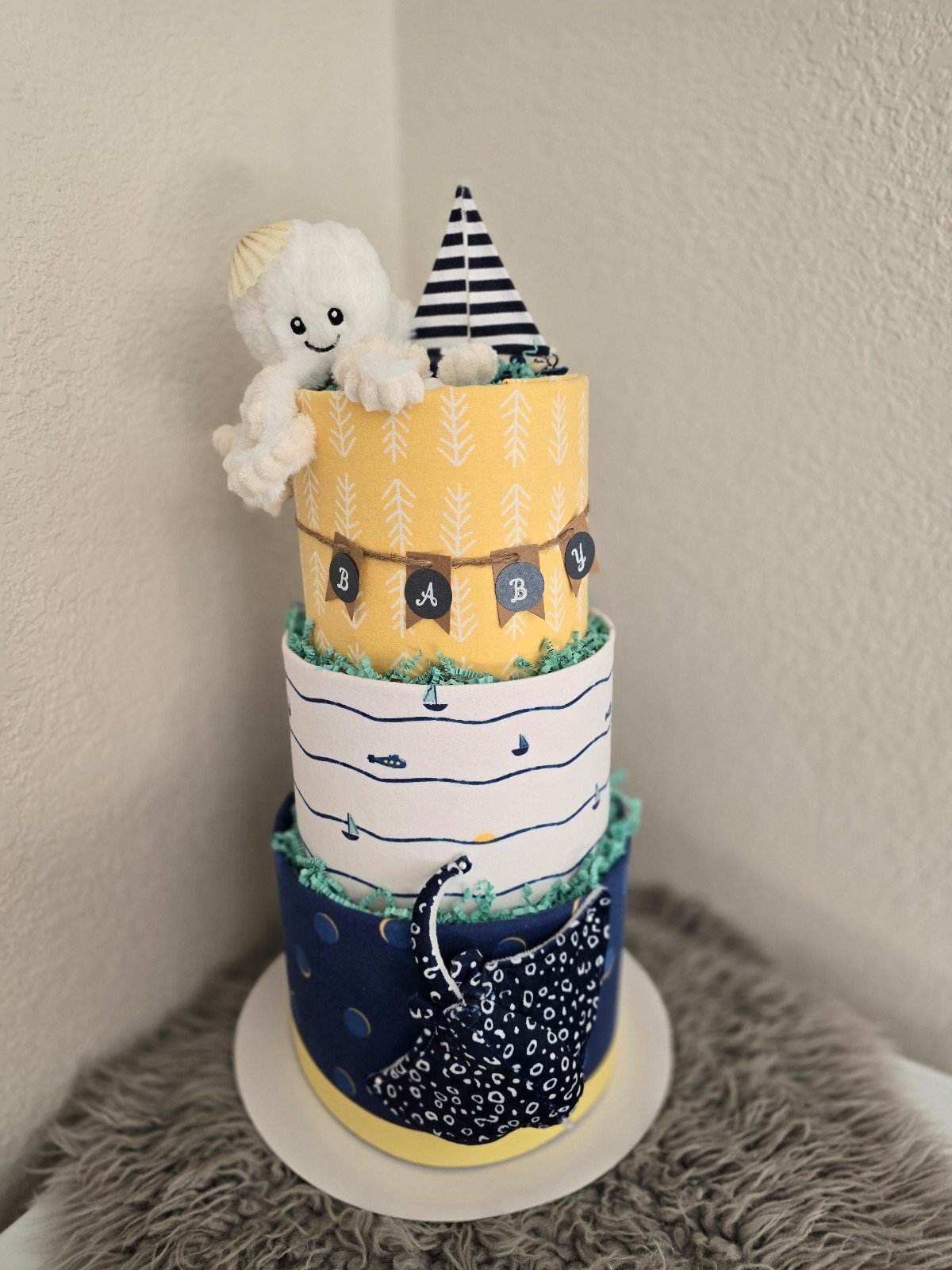 Gender Neutral Diaper Cake