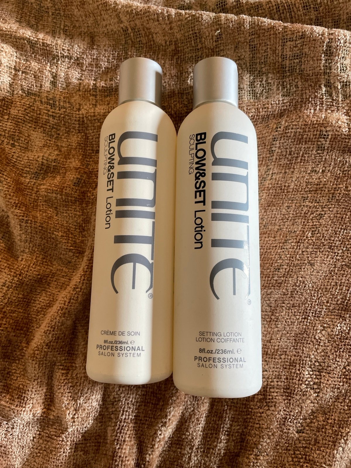 NEW Unite BLOW&SET Lotion - Sculpting / 2 bottles