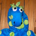 Toddler Blue/Green Dragon 12-18 mo Costume