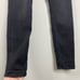 Frame Le Francoise High Rise Side Button Skinny Jeans In Black Whittier Size 29