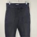 Frame Le Francoise High Rise Side Button Skinny Jeans In Black Whittier Size 29