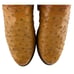 Mens Justin USA Brown Full Quill Ostrich Round Toe Roper Western Boots Size 11 D
