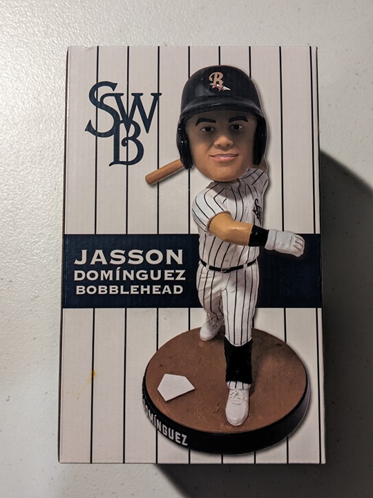 Jasson Dominguez The Martian Bobblehead Scranton SWB Railriders SGA 9/14/24