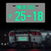 BRAND NEW 1PCS Universal USA JDM Aluminum Japanese License Plate 25-18 LED LIGHT