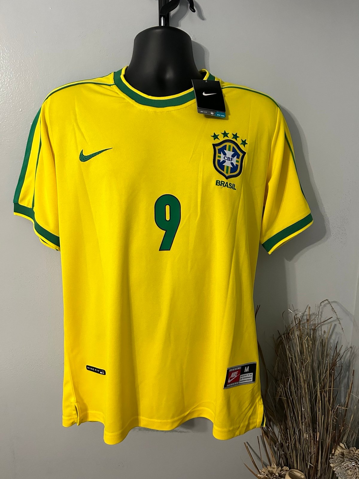 1998 Brazil Ronaldo Jersey