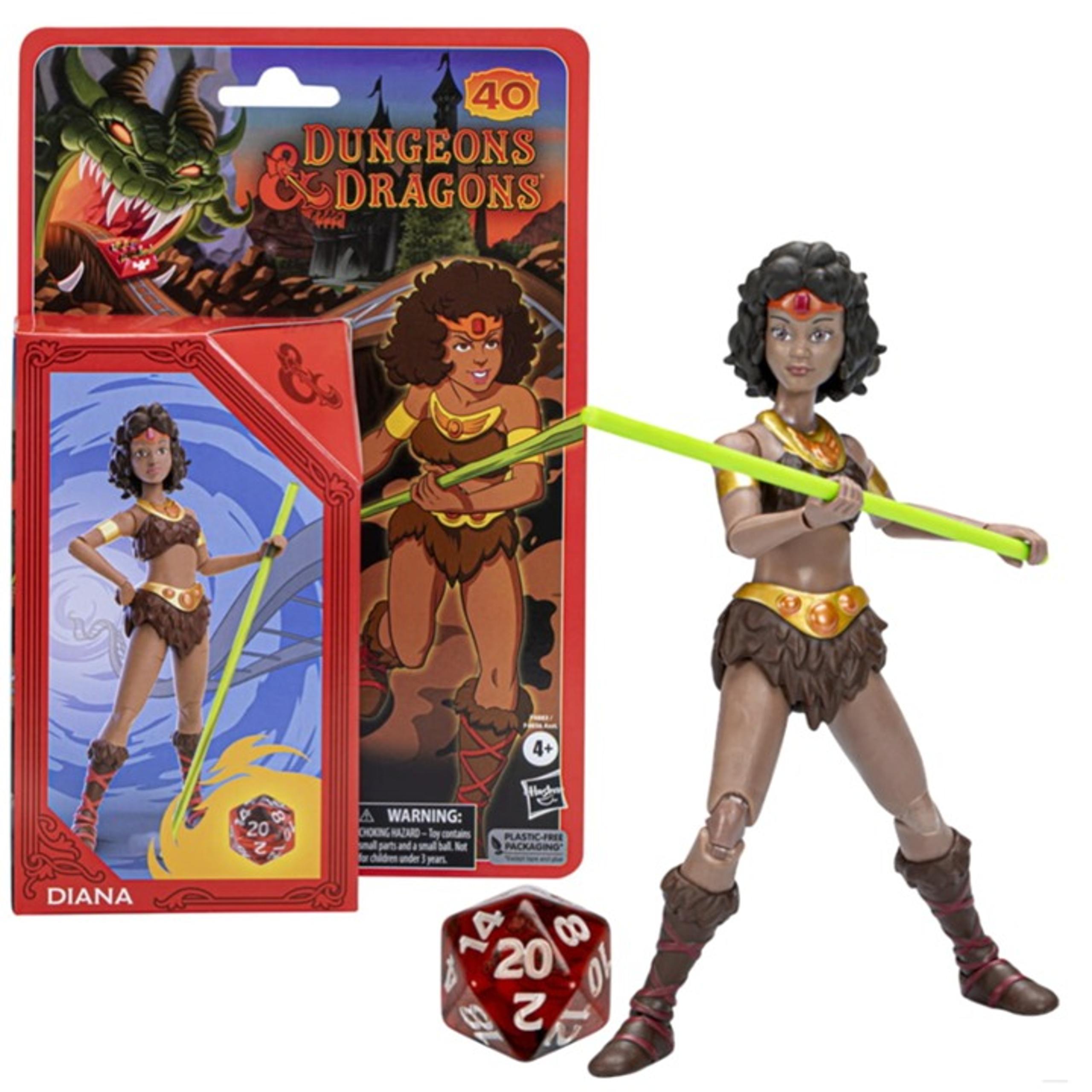 Dungeons & Dragons Diana the Acrobat Cartoon Classics 6” Action Figure NEW!