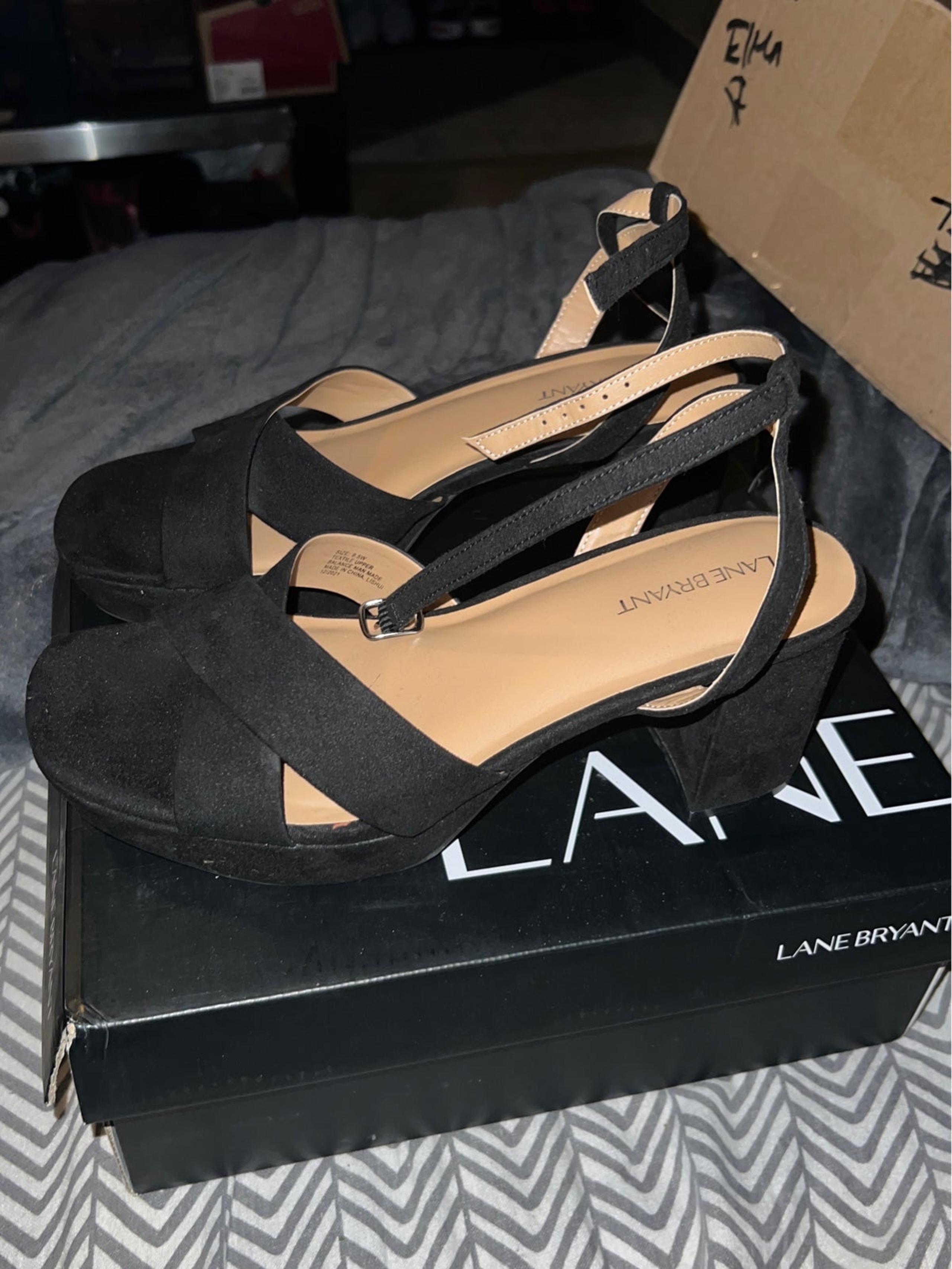 Lane Bryant suede shoes
