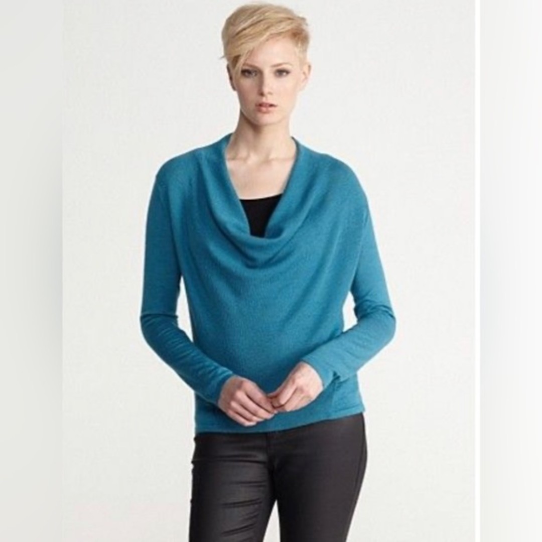 Etoile blue soft cowl neck sweater size XL