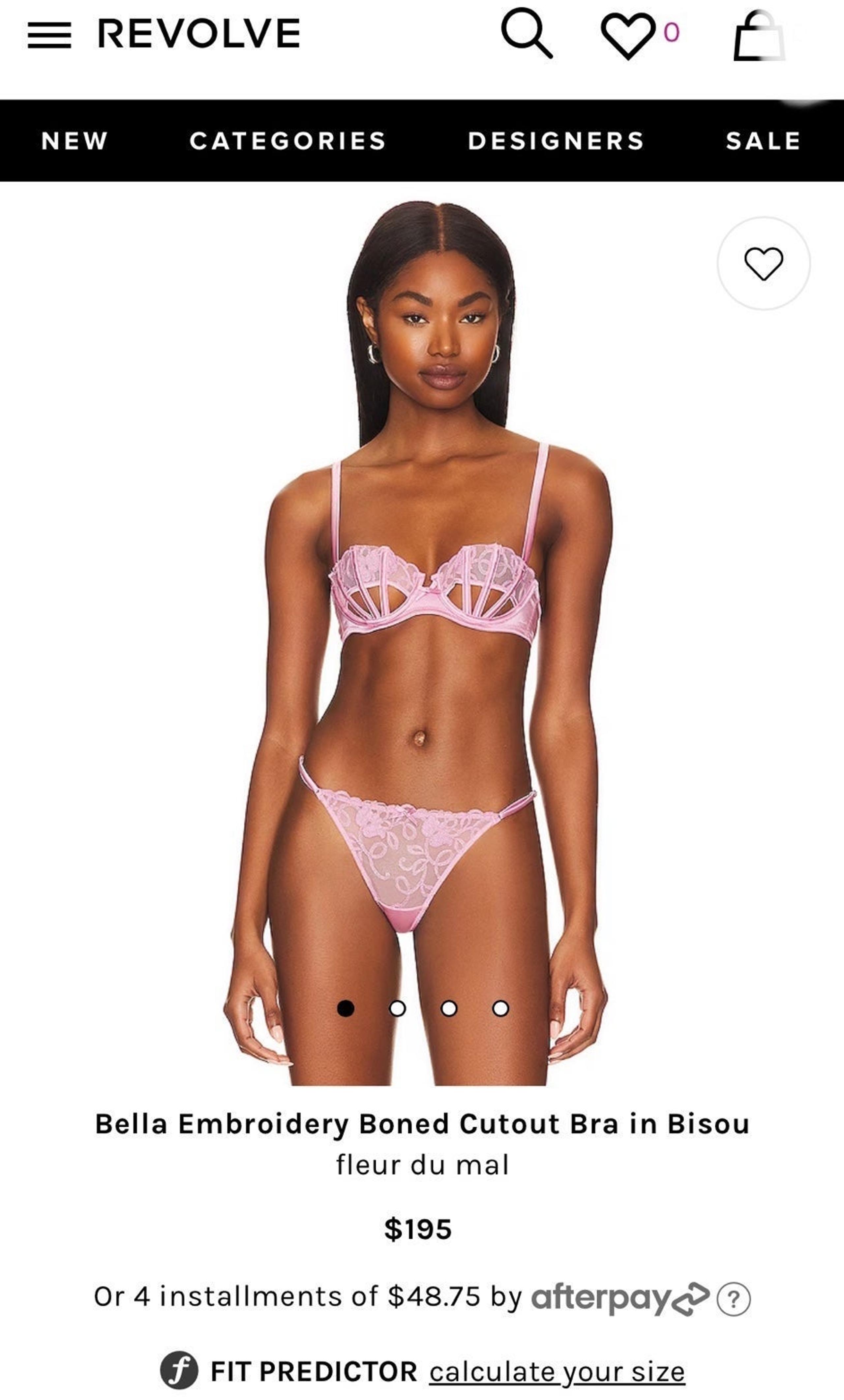 revolve Cutout Bra in Bisou - Fleur du Mal