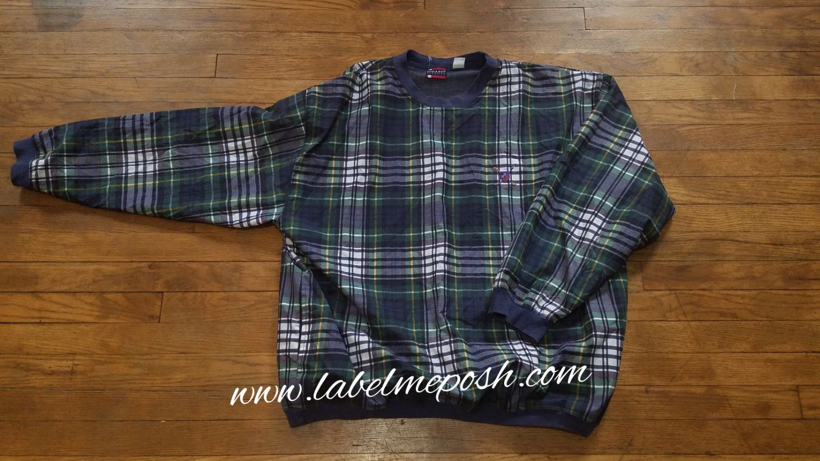 Bugle Boy Plaid Windbreaker
