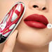 ROUGE G THE DOUBLE MIRROR CASE SCARLET RED & VELVET METAL No.880 MAGNET RED