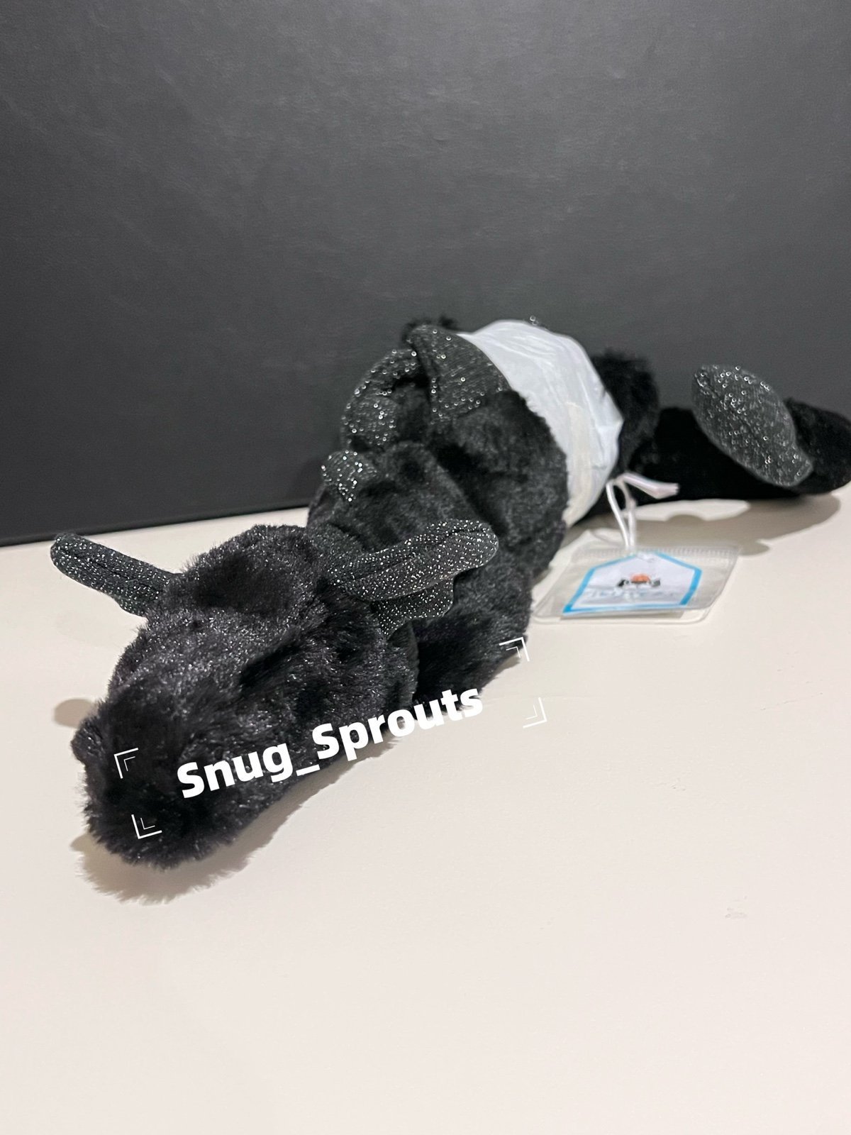 Jellycat Little onxy Dragon 12“ Black- NWT Authentic‼️retired FAST SHIPPING!
