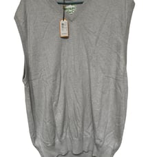 Peter Millar Sweater Vest Mens Large Gray Wool V-Neck Golf MSRP 98. Size XXL