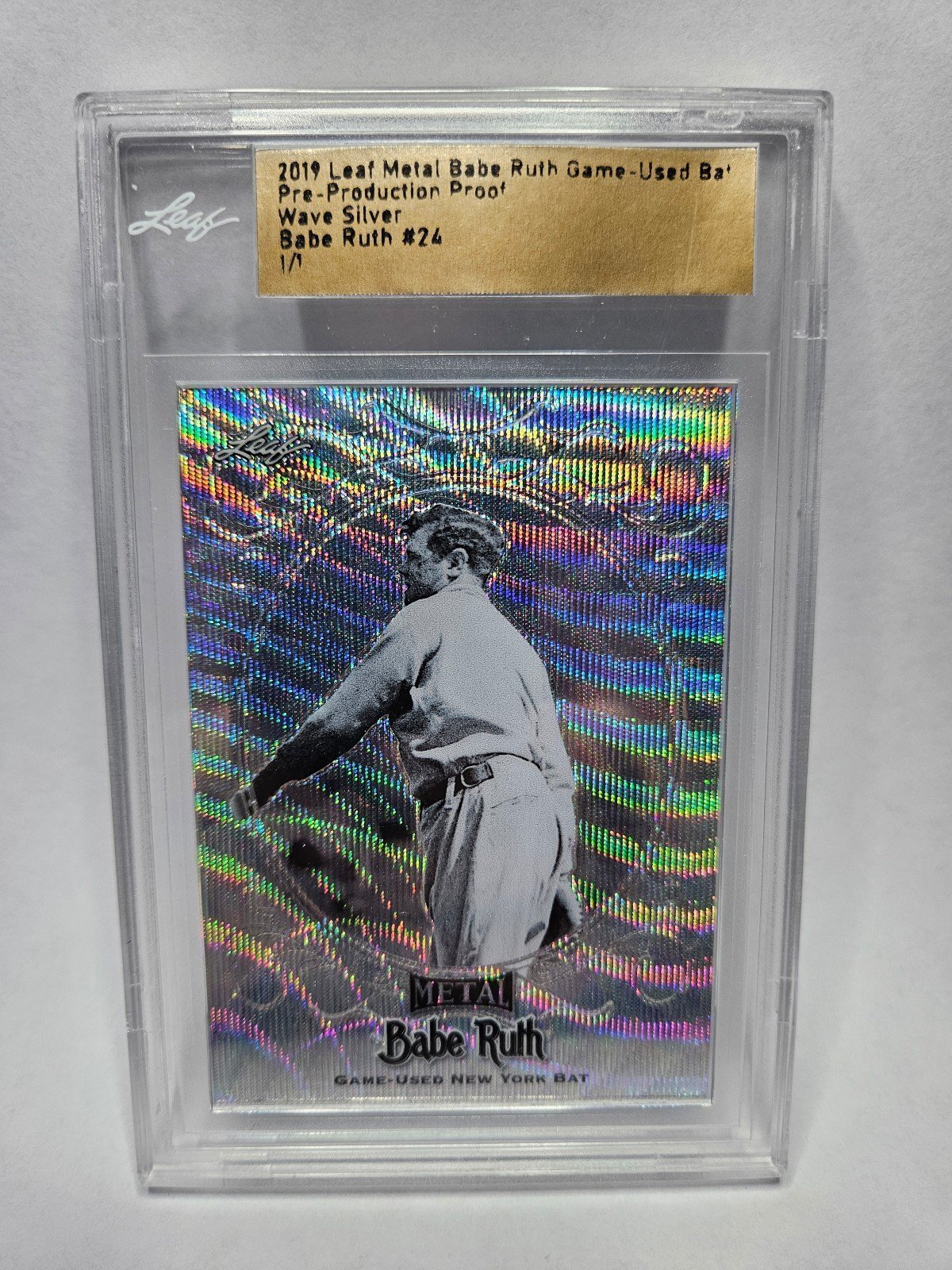 MAKE AN OFFER! 2019 Leaf Metal Babe Ruth Pre-Production Proof