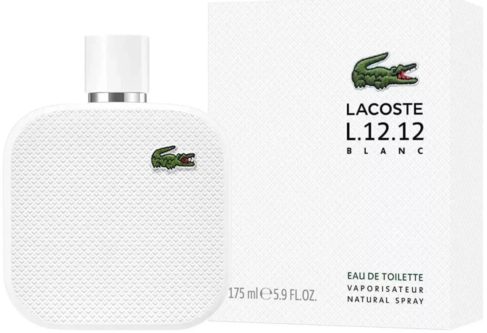 Lacoste L.12.12 Blanc by Lacoste cologne for men EDT 5.9 oz New in Box
