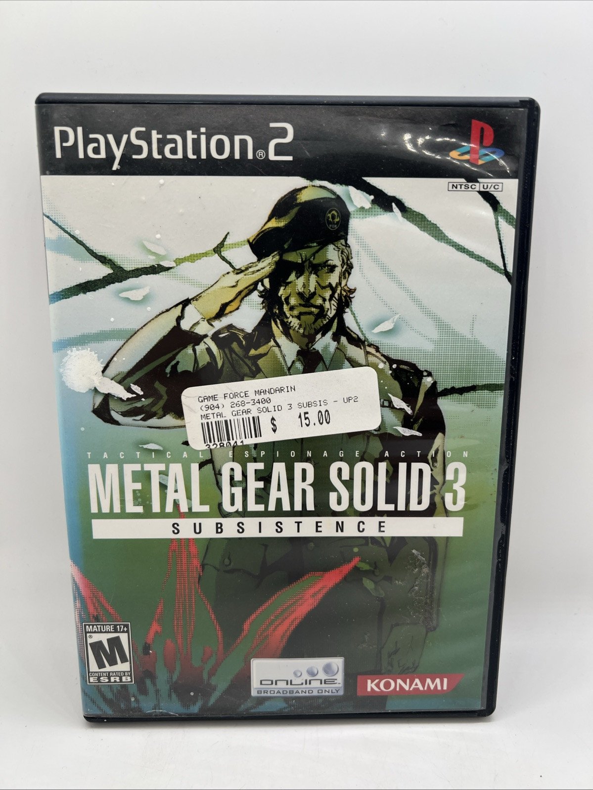 Metal Gear Solid 3: Subsistence (Sony PlayStation 2, 2006) PS2 CIB. FAST SHIP