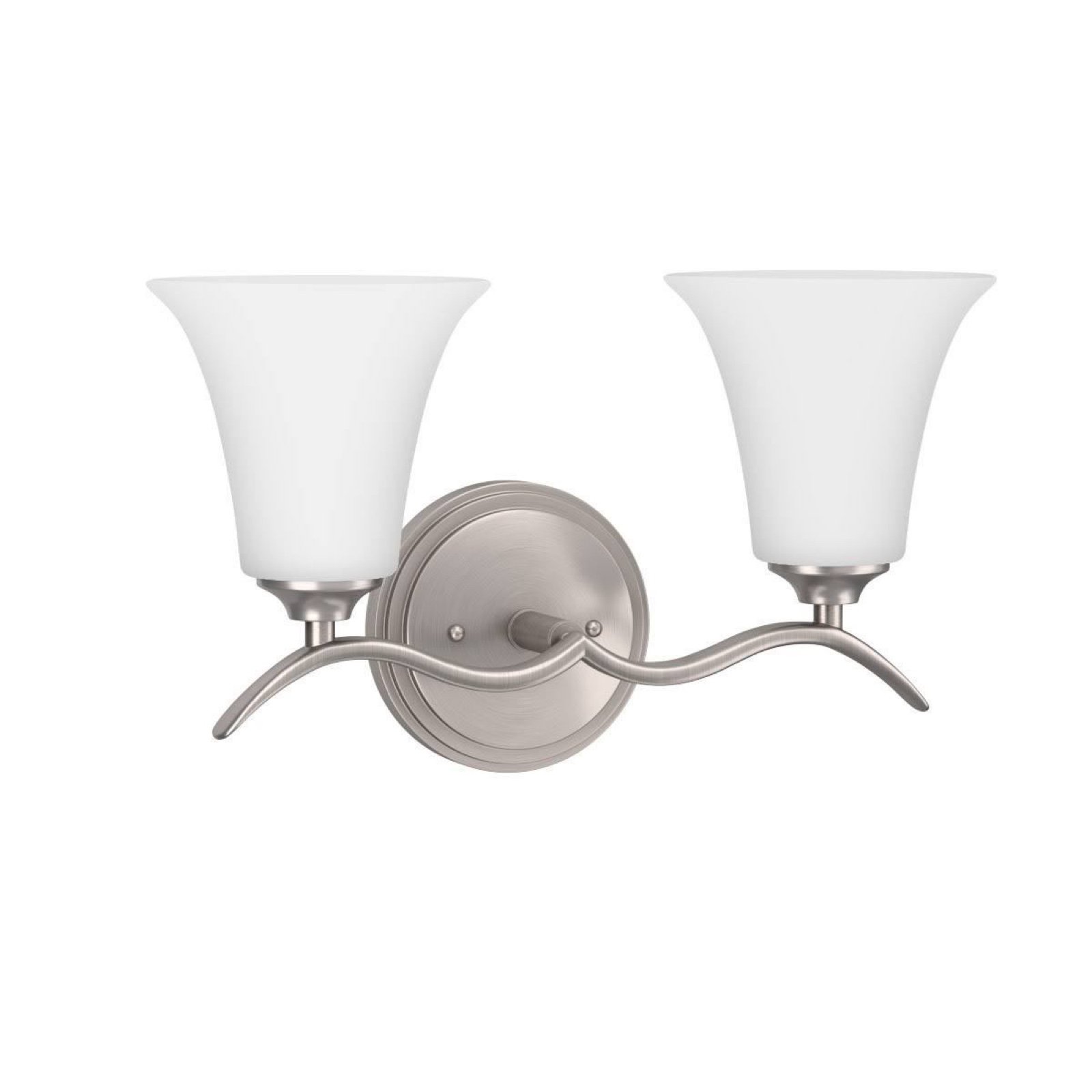 Park Harbor PHVL2252 Nickel Columbus 16 W 2-Light Bathroom Fixture