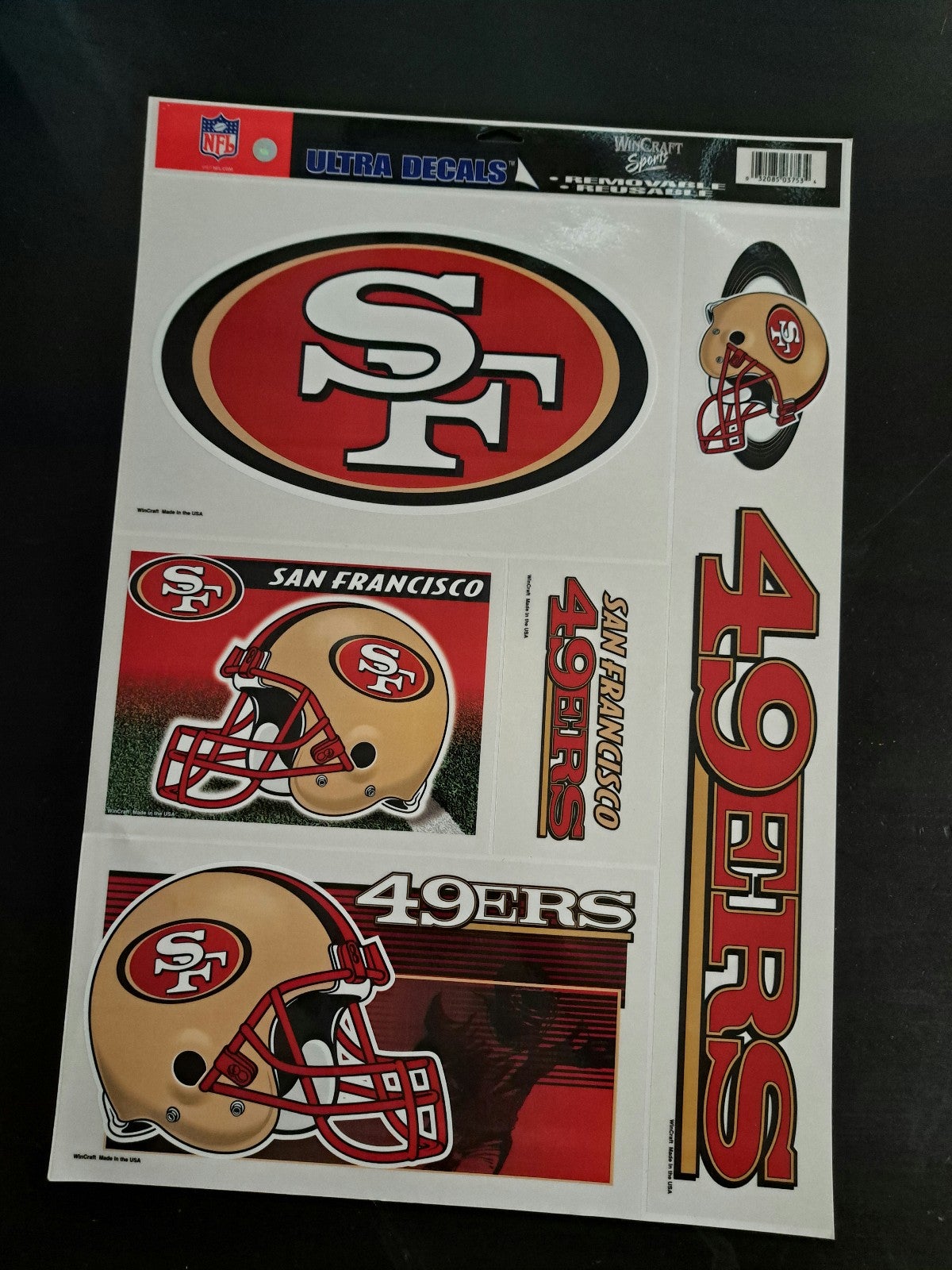 NFL 49ers Car Decal set