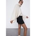 NWT Womens Size Medium Off White Oversized Alpaca and Wool Blend Knit Sweater