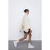 NWT Womens Size Medium Off White Oversized Alpaca and Wool Blend Knit Sweater