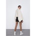 NWT Womens Size Medium Off White Oversized Alpaca and Wool Blend Knit Sweater