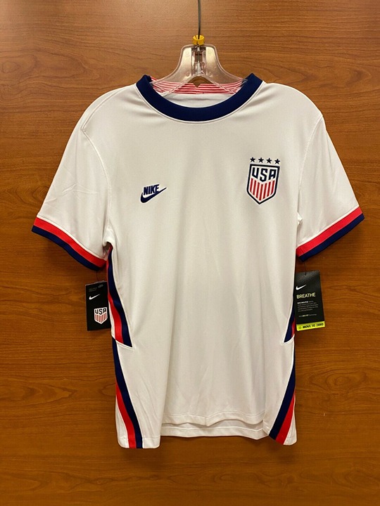Nike Womens Team USA Home Stadium Soccer Jersey Size Medium CD0908-100 world cup