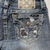 Miss Me jeans size 30 Mid Rise Crop Bling