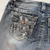 Miss Me jeans size 30 Mid Rise Crop Bling