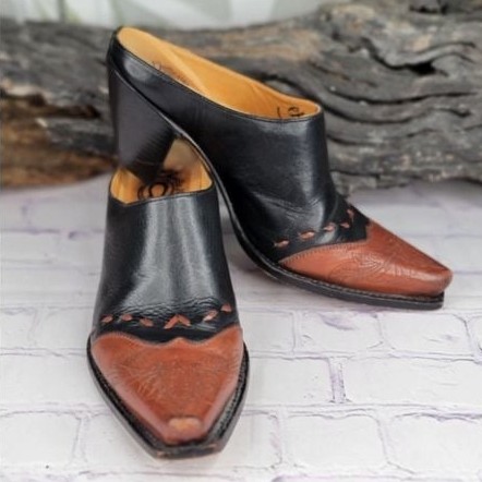 Charlie 1 Horse 16038 Leather Mules By Lucchese