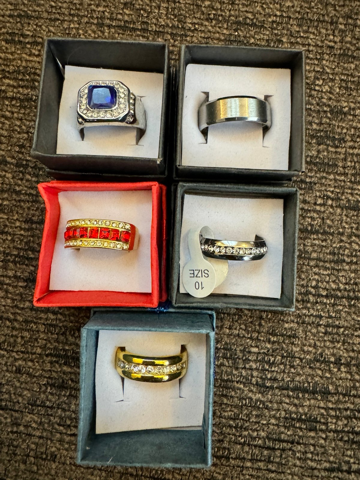 Supreme × Bounty Hunter Silver Ring Rings